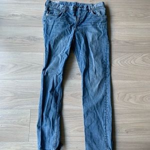 Mens Slim Fit blue jeans 34x32
